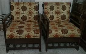 wooden sofa set - 5 seater