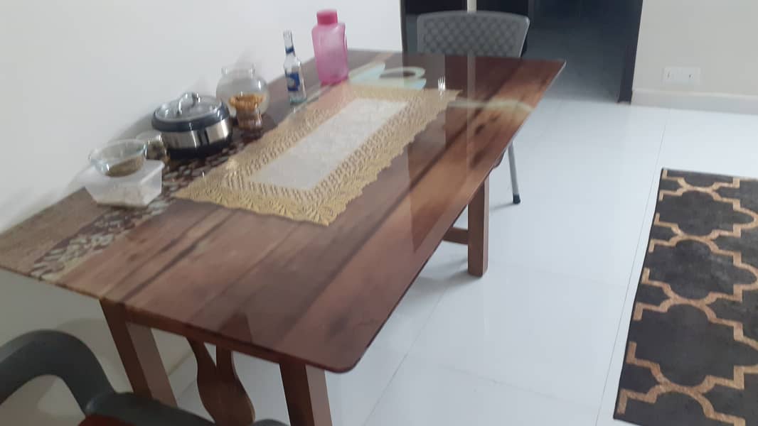 Six seater dining table without chairs 0