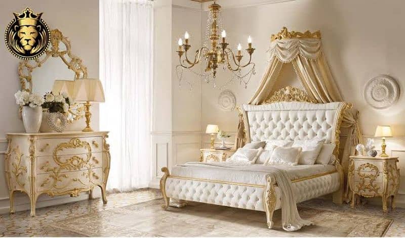 bridal Bed set-double bed set-chinyoti bed set-beds-bedroom-bedset 4