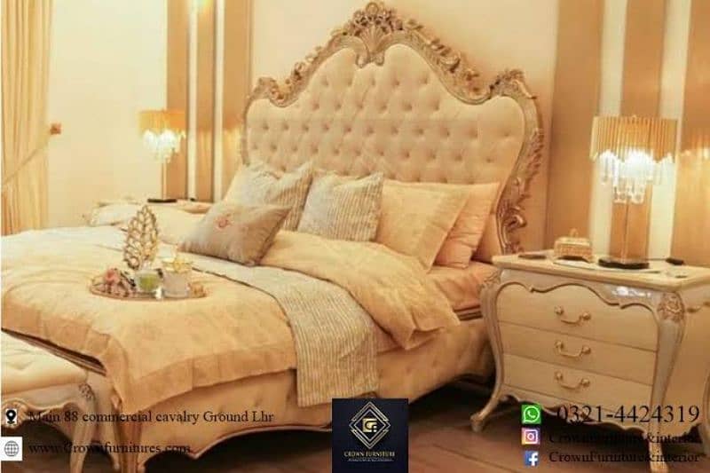 bridal Bed set-double bed set-chinyoti bed set-beds-bedroom-bedset 6