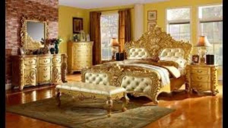 bridal Bed set-double bed set-chinyoti bed set-beds-bedroom-bedset 12