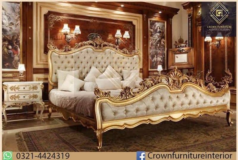 wooden bed set-chinyoti beds-bridal beds-double beds-beds-bedset 8