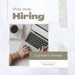 Content writer