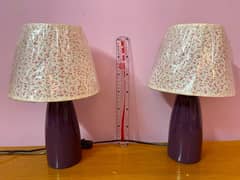 pair of Imported table lamps