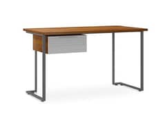 Premium Study Table - Teak & White Finish