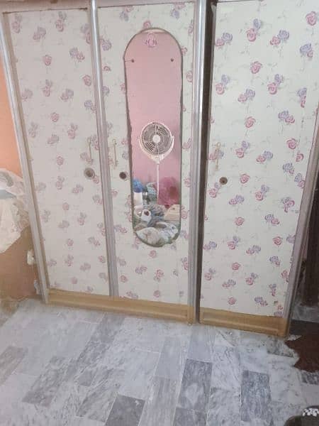 Almirah iron wardrobe 3 doors contact 03336557978 1