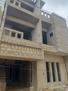 Waaray Ka Sooda Urgent Sale Complete Gray Structure House 120 Sq Yards Double Story 4 Beds DD Lease Demand Only 1 Core 60 lac In Alhira Society