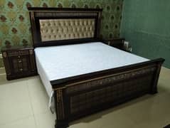 Bed Set including side tables, Dressing Tabls & matteress