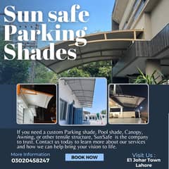 Pole parking shade | Canopy Sheds | Tensile Car Parking Sheds