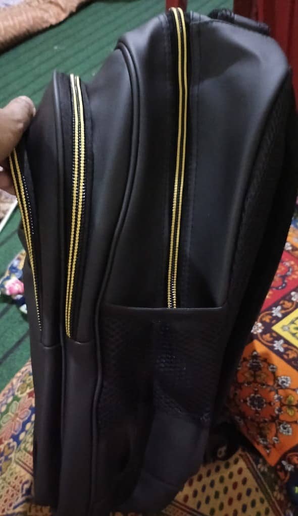 Laptop/Books Bag, Water Proof, Pure Black 2