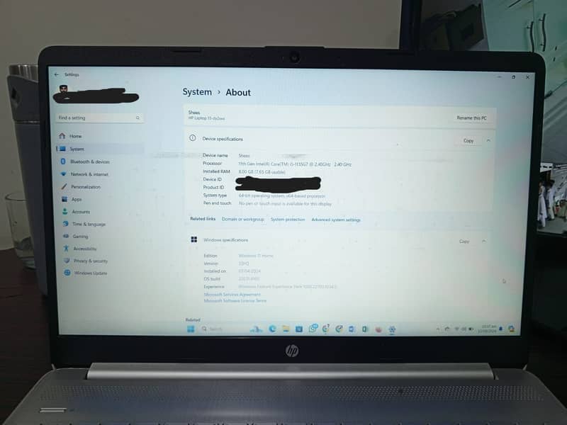 HP 15 Laptop, 11th Gen Intel Core i5-1135G7 Processor, 8 GB RAM, 256GB 3