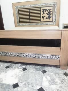 bedset, sofaset and fridge for urgent sale prices given below