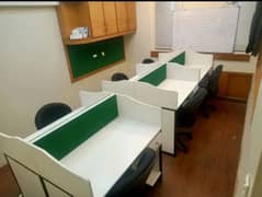 Gently used office 6 cubicles / 3 tables for sale!