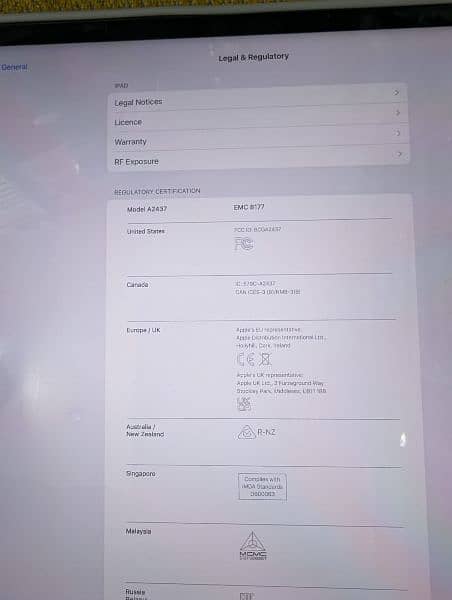 ipad m2 6 generation only 15 days used argently sale 6