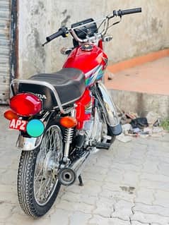 honda 125  red total orignel