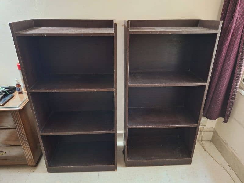 2 Study Cupboards (4 compartments each) 2