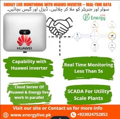 Energy Live System with Huawei Inverter – Real-Time Solar & Generator