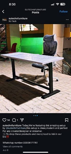 Gaming and office chair repair | Computer tables manufacturing 12