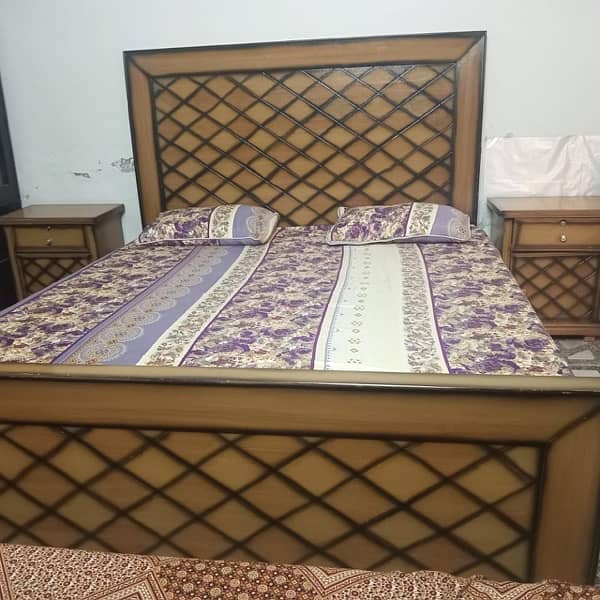 Wooden Double Bed 1