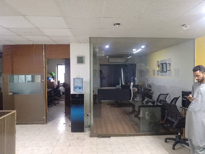 950 Sq Ft Brand New Independent Corporate Office FOR RENT MAIN BOULEVARD Gulberg Lahore 3