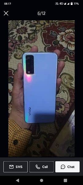 vivo y12a ram 3 gb room 32 gb side fingerprint 5000 mAh betree 3