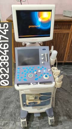 Aloka alpha 6 (LCD) japanese colour Doppler ultrasound machie