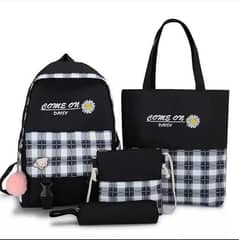 4 PCs Backpack