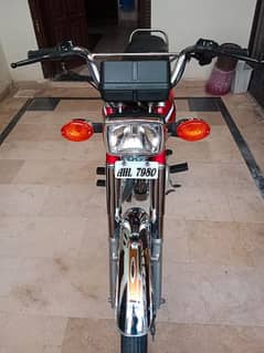 Honda CG125 2021 End Model 2022 Sticker All Punjab Number