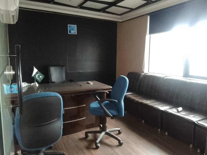 1533 Sqft Fully Furnished Office Available For Rent At Main Boulevard Gulberg. 1