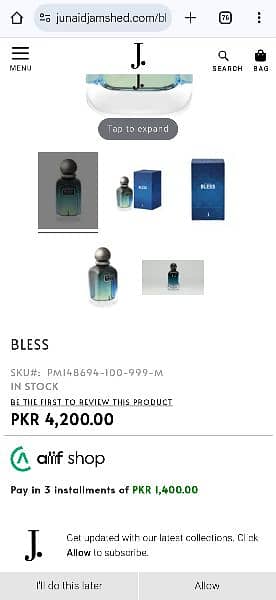 J. Bless Fragrance 2