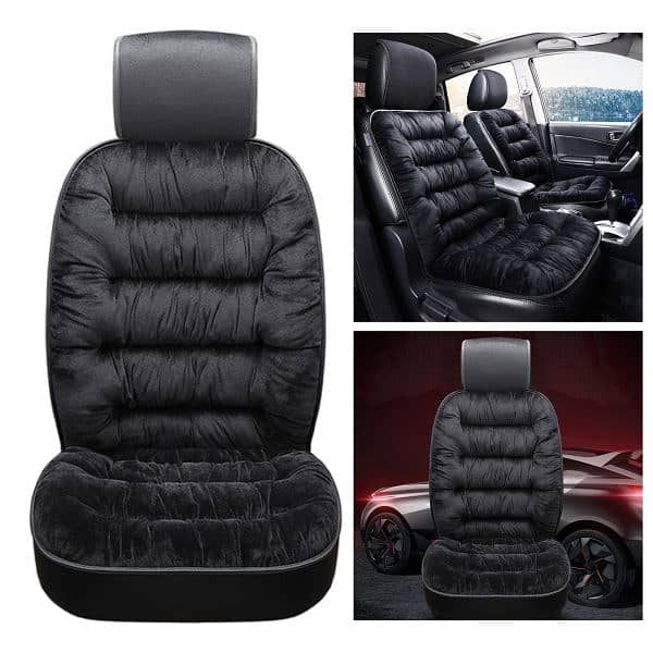 Car Cushion Seat Back Support Velvet Car Cushion Seat 21×43 Inches 2