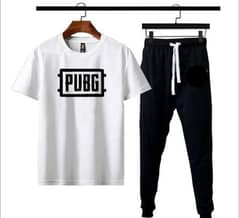 2 Pcs men's polyester printed track suit for PUBG lovers