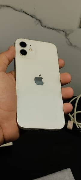 IPHONE 12 FACTORY UNLOCK 128GB WHITE COLOR WITH ORIGINAL DATA cable 1