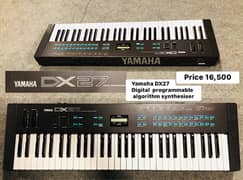 Yamaha DX27 Digital programmable algorithm synthesiser keyboard