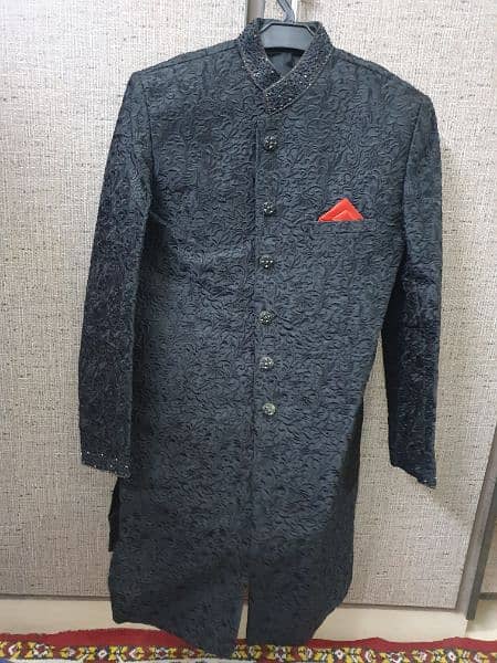 sherwani, kulla and shoes available for groom 0