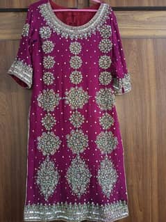 pure shift on heavy barat dress with heavy duppatta and shirt