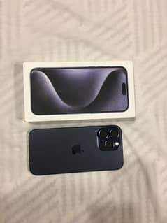 iphone 15pro max PTA APPROVED 256gb blue