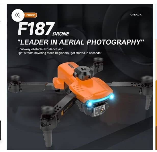 F187 Drone - 2024 New 4K HD Dual Cameras 5