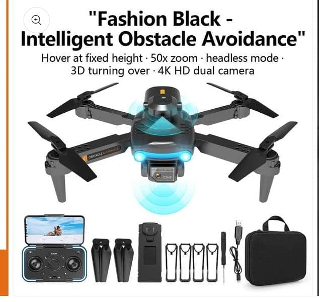 F187 Drone - 2024 New 4K HD Dual Cameras 4