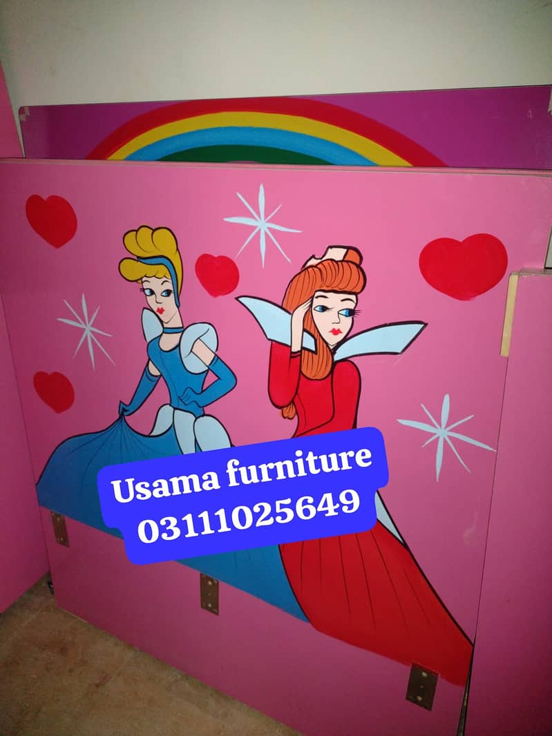 Kids wardrobes/kids Almari/ kids Cupboard/ kids furniture in karachi 3