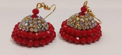 Hyderabadi design gold plated jhumka