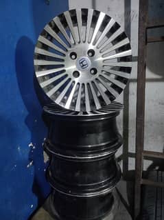 14 Inch 100pcd 4 Alloy Rims Set In Very Good Condition