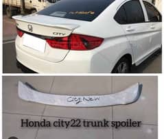 honda city trunk spoiler sports look