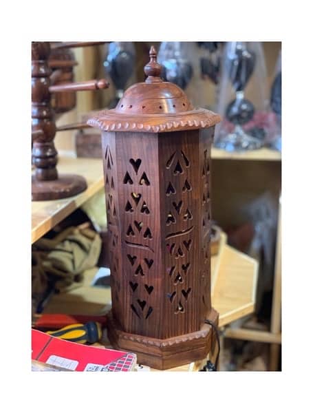 hand made wooden Lamps 0