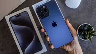 Iphone 15 pro max Jv Blue 100 Health