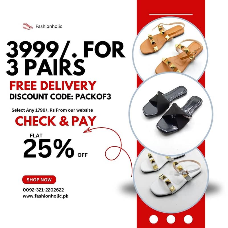 Slippers | Sandals | Banto | Rs: 3999/. For 3 Pairs With Free Delivery 18