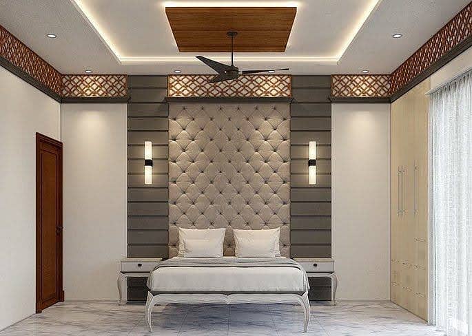 False Ceiling/Plastic Paris Ceiling/pop Ceiling/Ceiling work at lahore 11