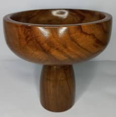 hand made wooden large bowl