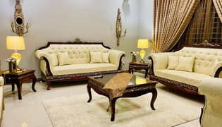 gourmet sofa set with tables