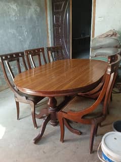 Dinning Table with 6 sofa seat chairs 0